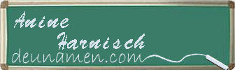 Anine Harnisch Visitenkarte